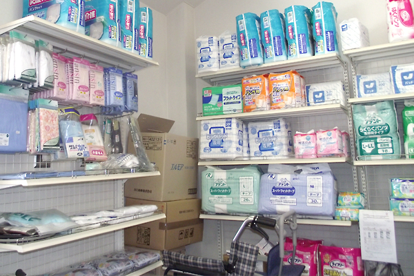 介護用品が充実しています。 介護用品が充実しています。